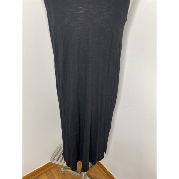 Madewell Maxi Dress Size L Black Tank Sleeveless Round Neck Long - Picture 3 of 9